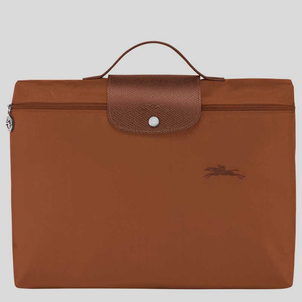Longchamp Le Pliage Green Briefcase Cognac L2182919 lussocitta lusso citta