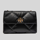 TORY BURCH Kira Diamond Quilt Convertible Shoulder Bag Black 154704