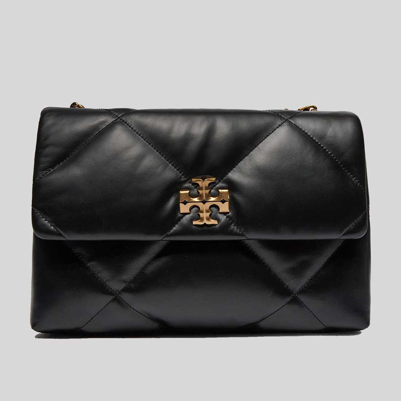 TORY BURCH Kira Diamond Quilt Convertible Shoulder Bag Black 154704