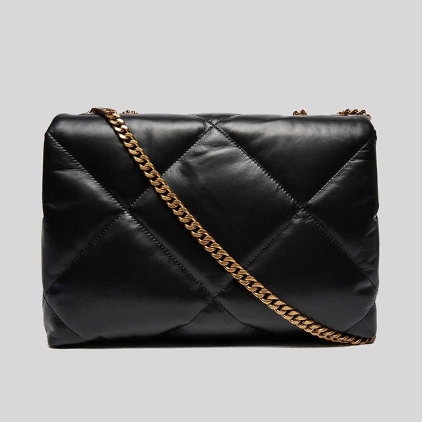 TORY BURCH Kira Diamond Quilt Convertible Shoulder Bag Black 154704