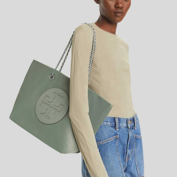 TORY BURCH Ella Chain Tote Stone 152313