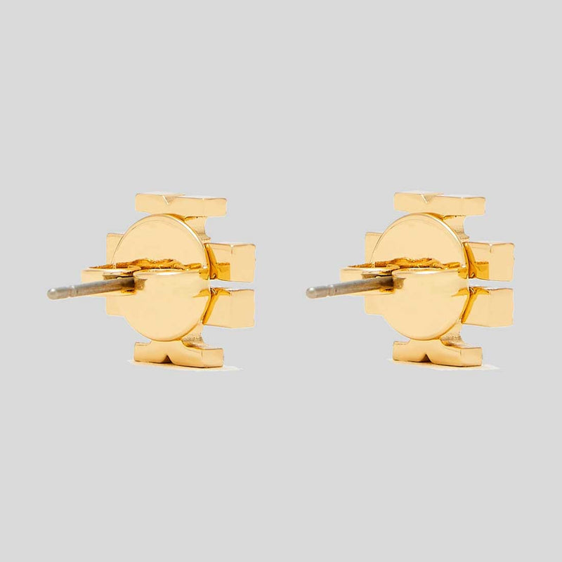 TORY BURCH Kira Pave Crystal T Logo Stud Earring Tory Gold 158535