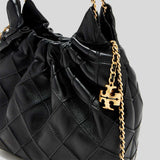 TORY BURCH Mini Fleming Drawstring Bag Black 162451