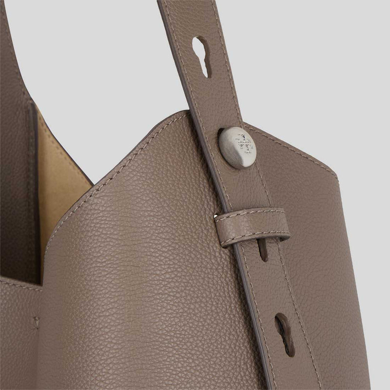 TORY BURCH Romy Hobo Shoulder Bag Wild Mushroom 170964