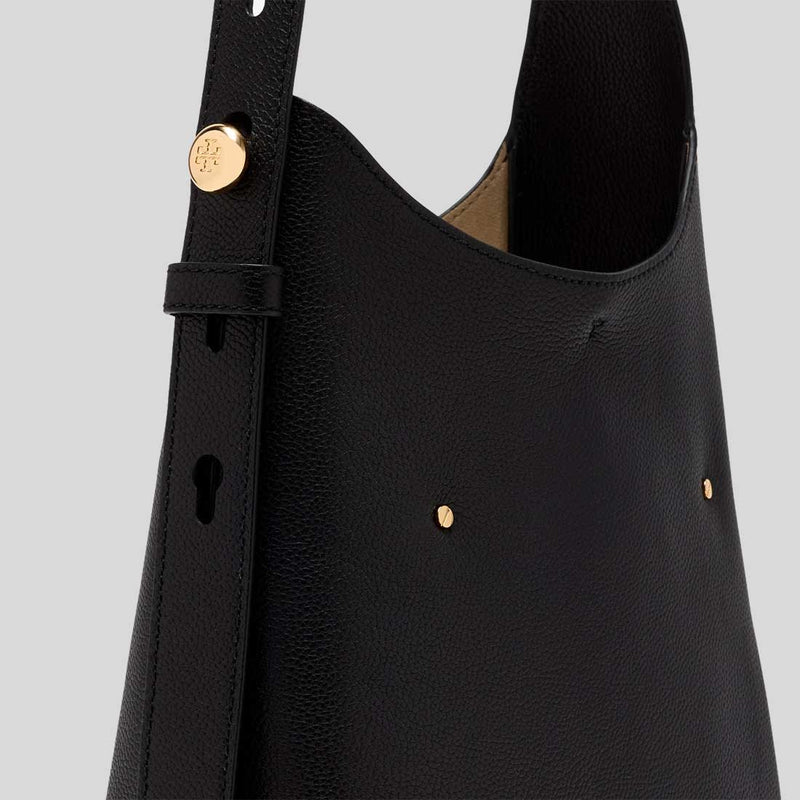 TORY BURCH Small Romy Hobo Shoulder Bag Black 175172