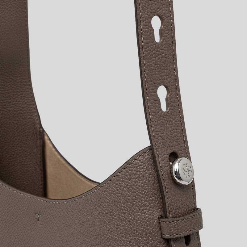 TORY BURCH Small Romy Hobo Shoulder Bag Wild Mushroom 175172