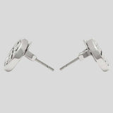 TORY BURCH Miller Stud Earring Tory Silver 26222