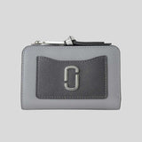 MARC JACOBS The Utility Snapshot Slim Bifold Wallet Wolf Grey Multi 2F3SMP061S07