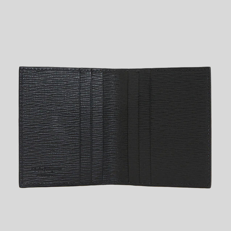 FERRAGAMO Gancini Card Holder Black 0741376