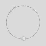 TORY BURCH Miller Pave Chain Bracelet Tory Silver/Crystal 80997