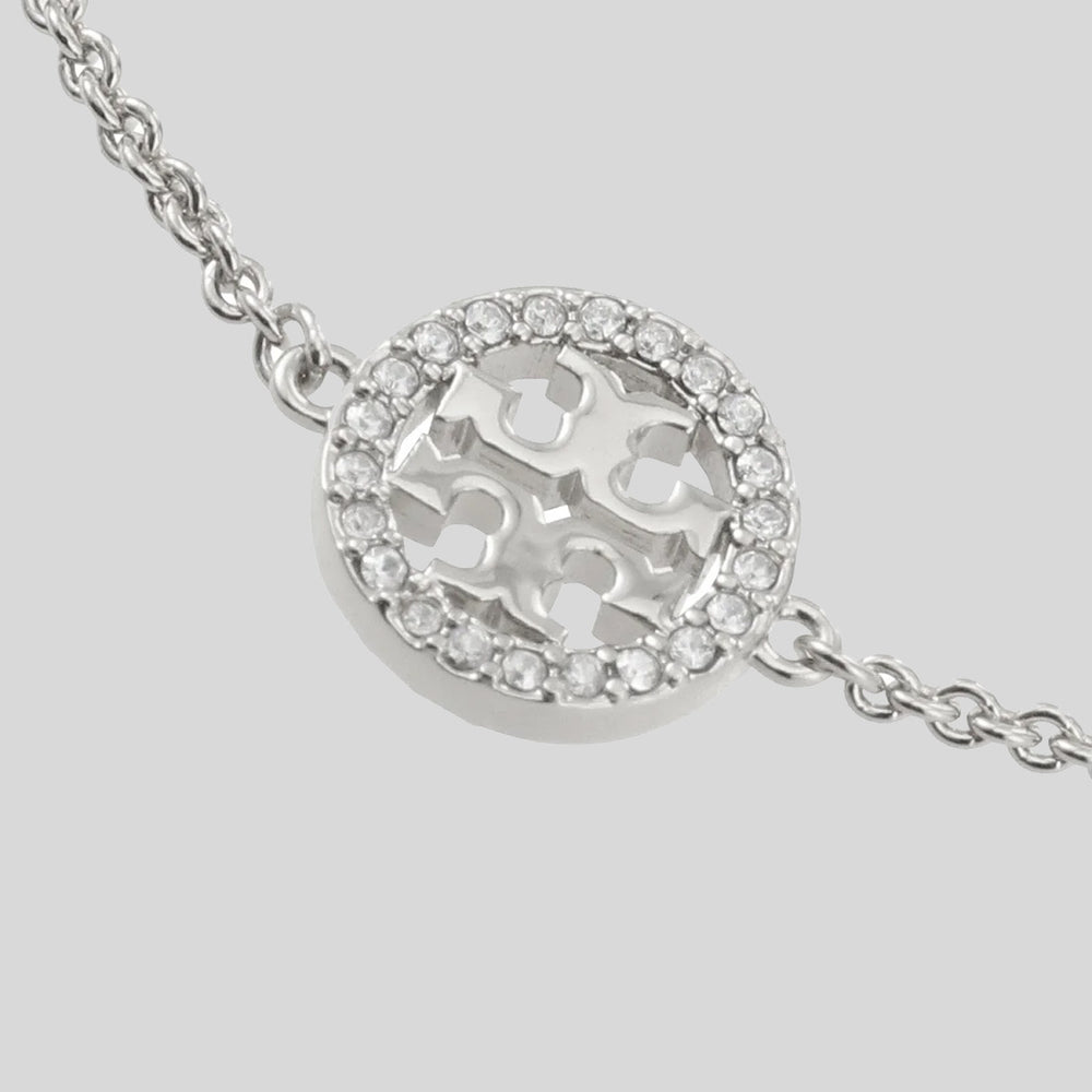 TORY BURCH Miller Pave Chain Bracelet Tory Silver 80997