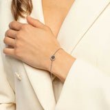 TORY BURCH Miller Pave Chain Bracelet Tory Silver 80997