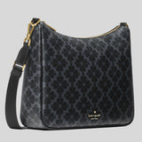 KATE SPADE Spade Flower Large Crossbody With Pouch Black KK148