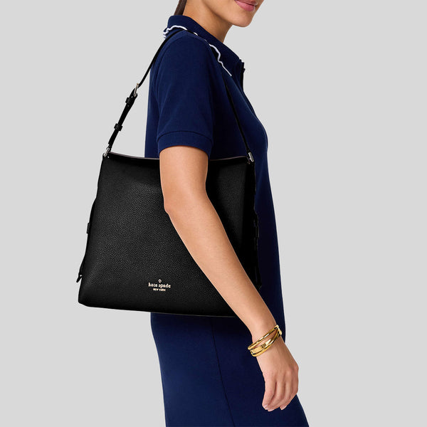 KATE SPADE Dumpling Large Shoulder Bag Black KL013