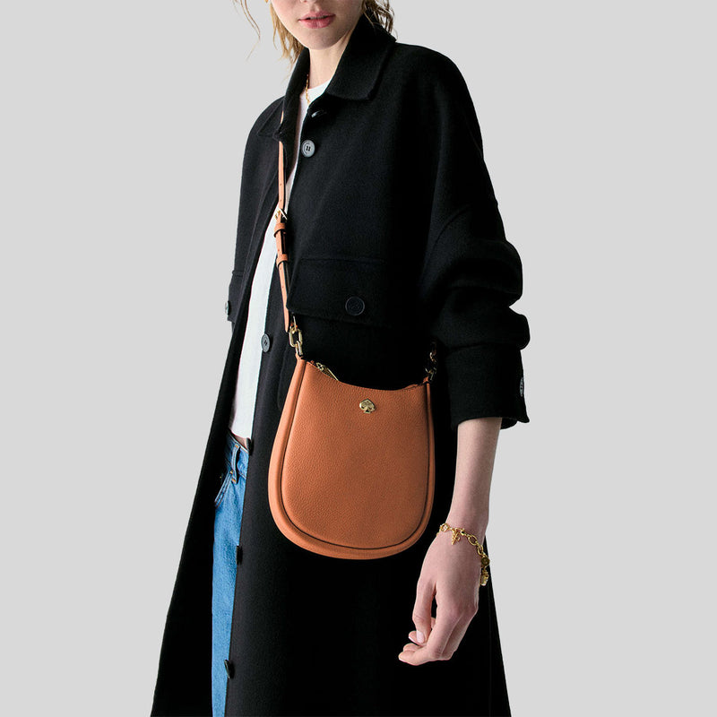 KATE SPADE Kayla Small Swingpack Crossbody Bag Warm Gingerbread KL805