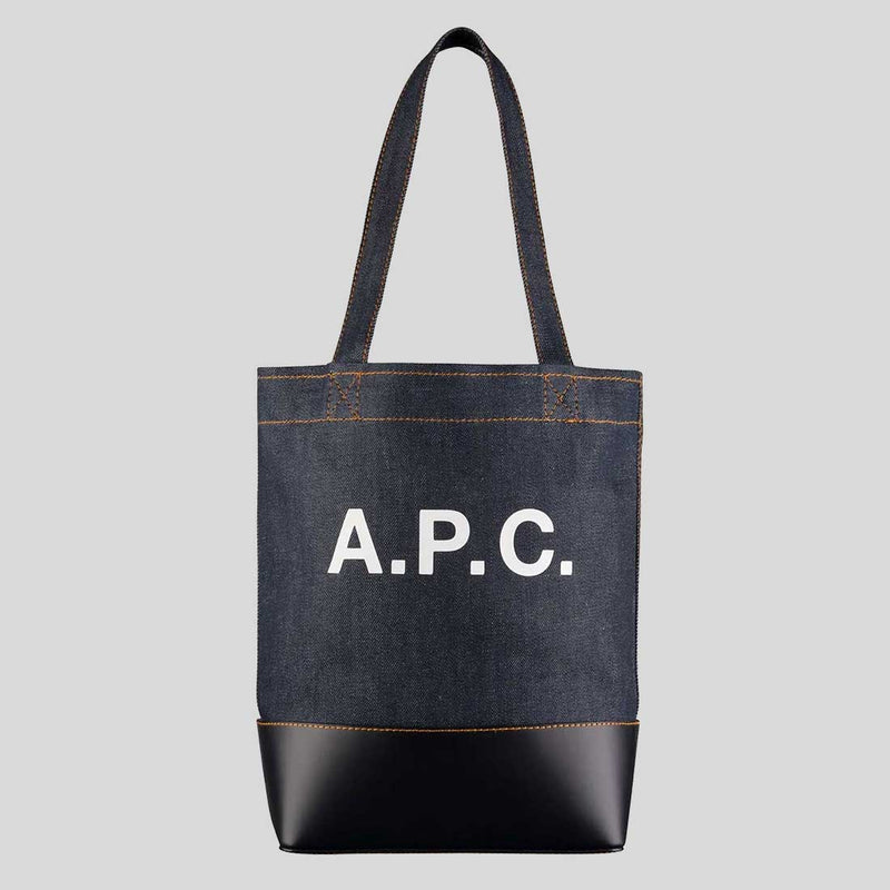 A.P.C. Axel Unisex Tote Bag Dark Navy CODDP-M61444