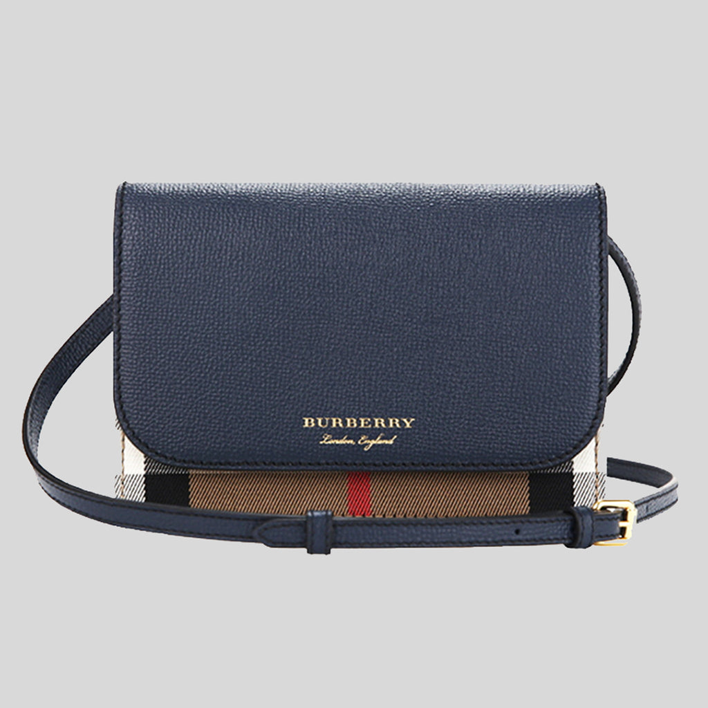 Burberry hampshire house check crossbody clearance