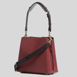 COACH Willow Bucket Bag In Colorblock Cherry C3766