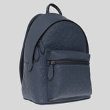 COACH Charter Backpack 24 In Signature Leather Denim CH762