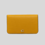 COACH Slim Card Case Yellow Gold CH821