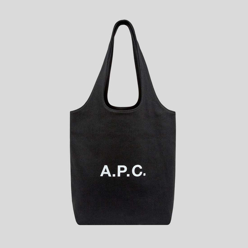 A.P.C. Ninon Canvas Small Tote Bag Black COZZS-M61861