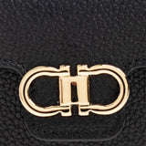 FERRAGAMO Gancini Key/Card Holder Black 785795