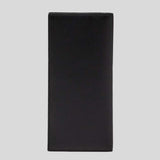 FERRAGAMO Classic Men's Leather Slim Long Bifold Wallet Black 770106