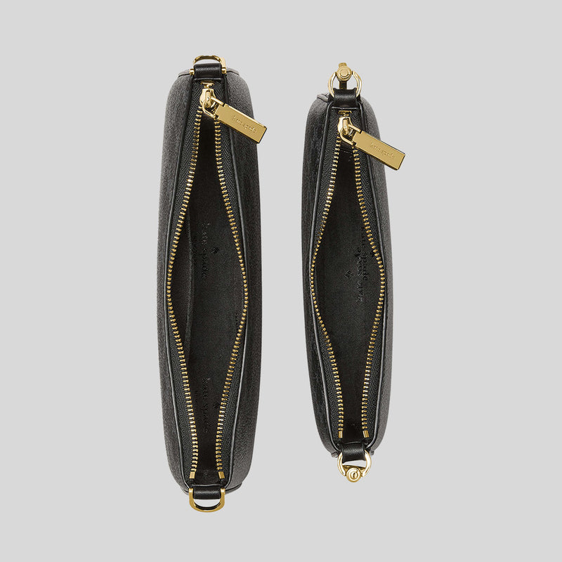 KATE SPADE Signature Spade Flower Small Crossbody Black KI372