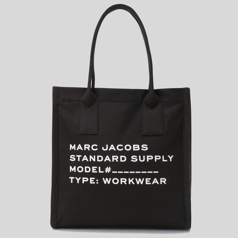 MARC JACOBS Canvas Standard Supply Large Tote Black 4S4HTT001H02