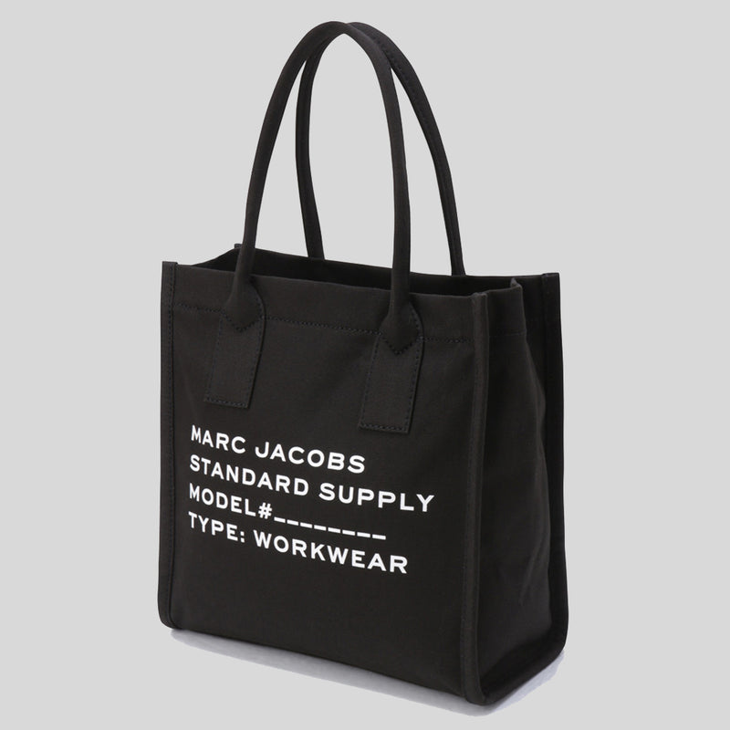 MARC JACOBS Canvas Standard Supply Large Tote Black 4S4HTT001H02