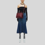 MARC JACOBS The Leather Small Tote Bag Traveler Tote Cherry H009L01SP21