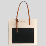 MARC JACOBS Grind Colorblocked Tote Sand Shell Multi M0016131