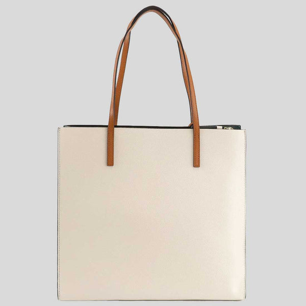 MARC JACOBS Grind Colorblocked Tote Sand Shell Multi M0016131
