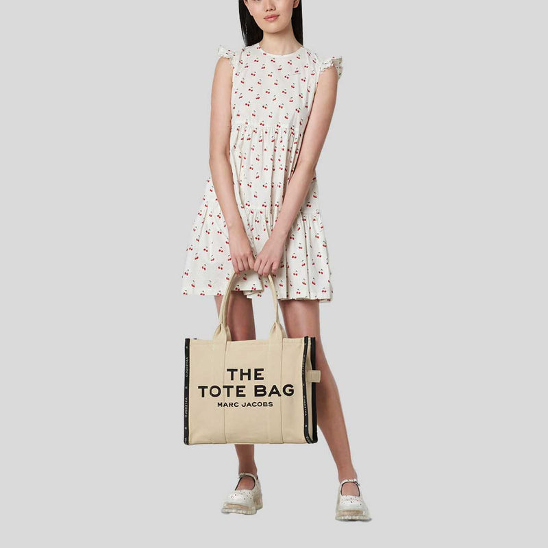 MARC JACOBS The Jacquard Large Tote Bag Warm Sand M0017048