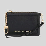 MARC JACOBS Groove Top Zip Wristlet Black S102L01RE22