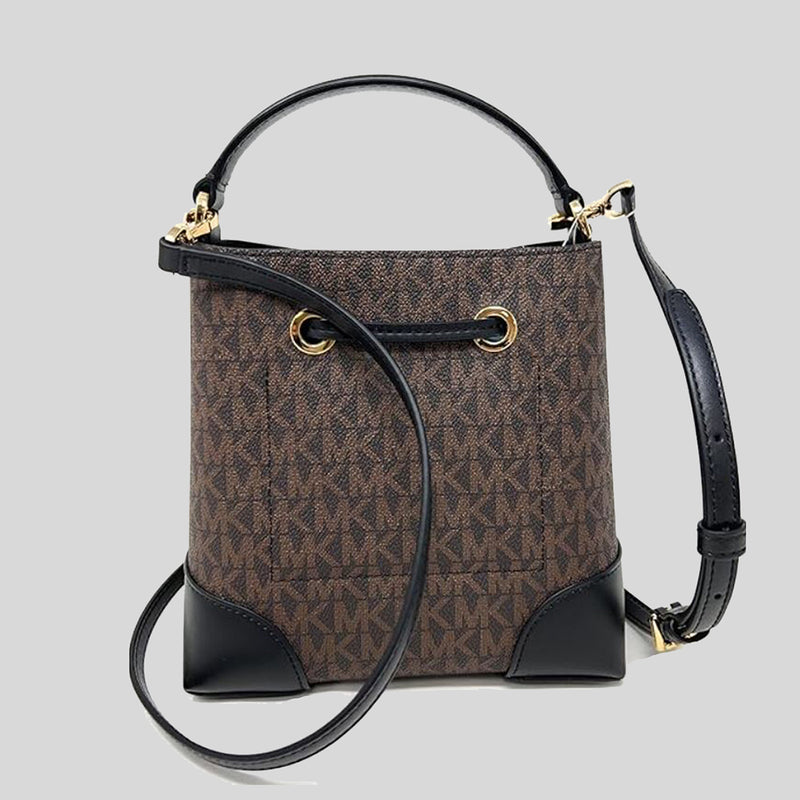 Michael kors signature bucket bag best sale