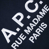 A.P.C. Diane Rue Madame shopping bag Dark navy blue PSAJS-M61938