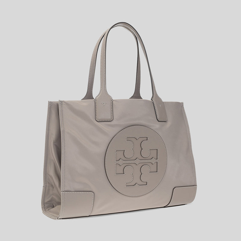 Tory Burch Small Ella Tote Bag Grey Heron 88578