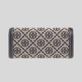 Tory Burch T Monogram Jacquard Wallet Crossbody Tory Navy 135846