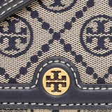 Tory Burch T Monogram Jacquard Wallet Crossbody Tory Navy 135846