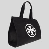 TORY BURCH Ella Canvas Tote Black 148792