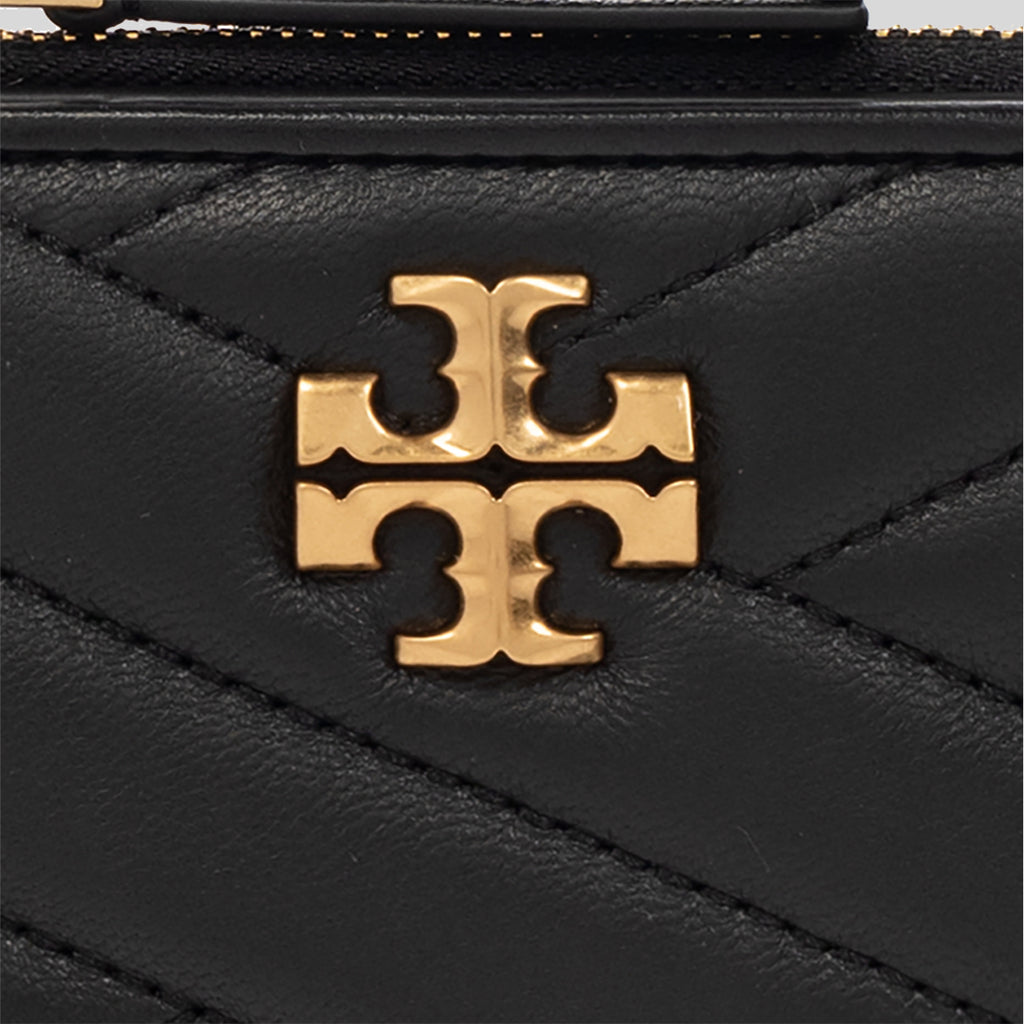 Tory Burch Kira Chevron Bifold Wallet Black 153121 LussoCitta