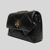 TORY BURCH Small Kira Diamond Quilt Convertible Shoulder Bag Black 154706