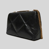 TORY BURCH Small Kira Diamond Quilt Convertible Shoulder Bag Black 154706