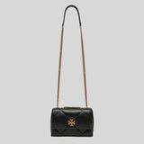 TORY BURCH Small Kira Diamond Quilt Convertible Shoulder Bag Black 154706