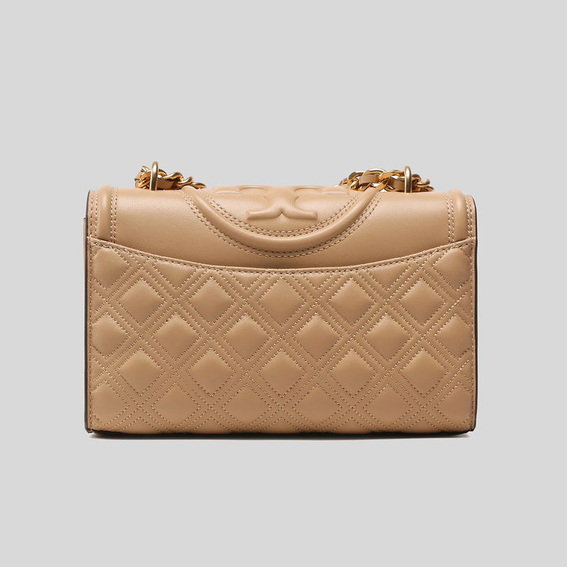 Tory Burch Small Fleming Convertible Shoulder Bag in Desert Dune 