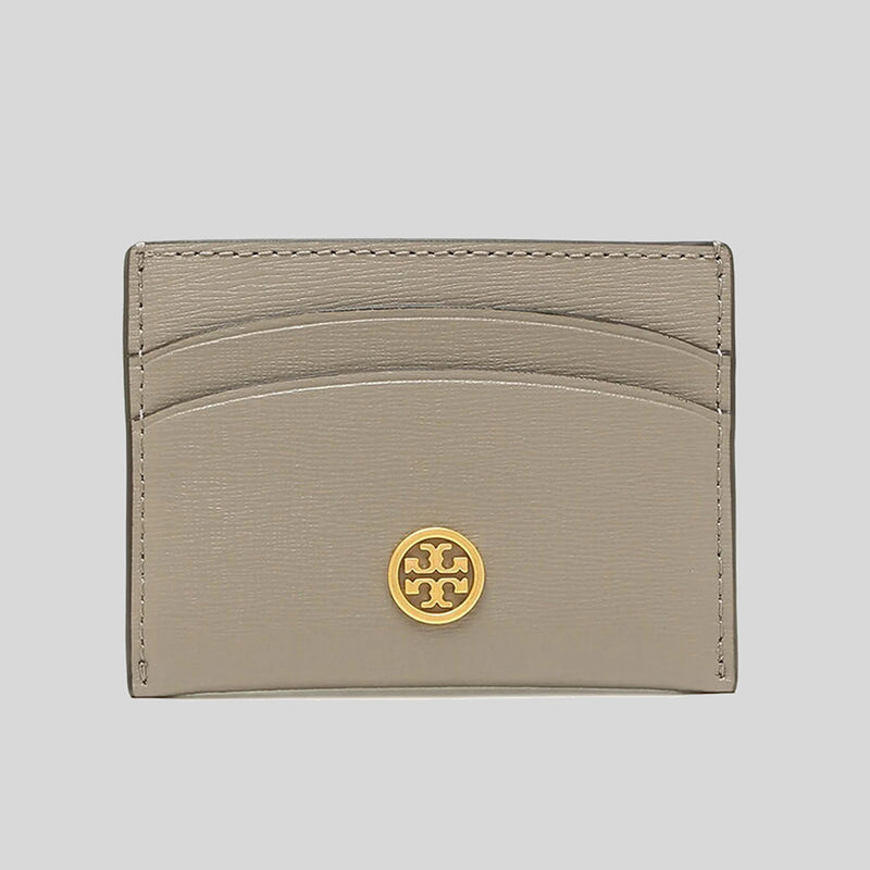 TORY BURCH Robinson Card Case Gray Heron 84070 lussocitta lusso citta