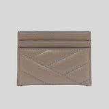 TORY BURCH Kira Chevron Card Case Gray Heron 90345