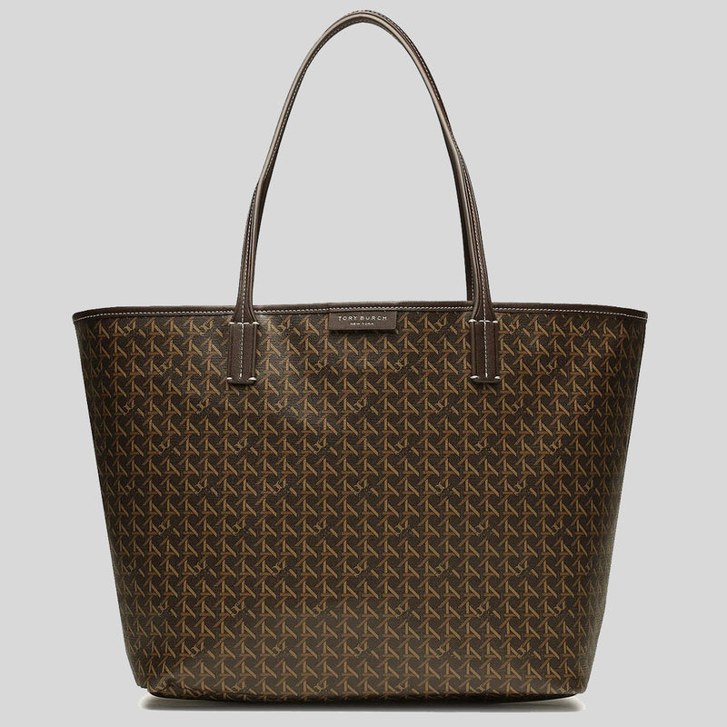 TORY BURCH Ever Ready Zip Tote Walnut 145634