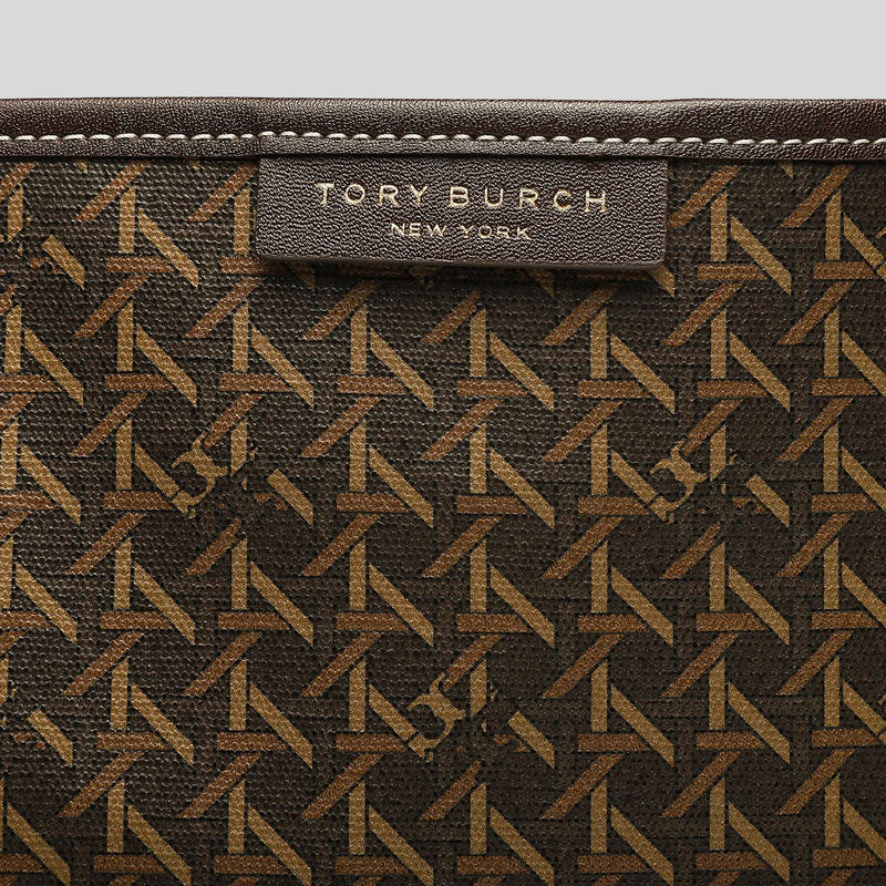 TORY BURCH Ever Ready Zip Tote Walnut 145634